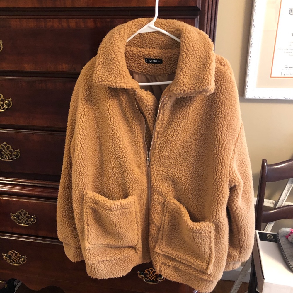 Shein Teddy Coat size Small